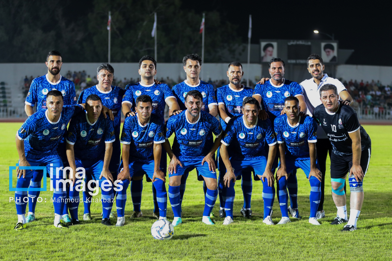 تصاویر: دربی پیشکسوتان استقلال و پرسپولیس در کیش