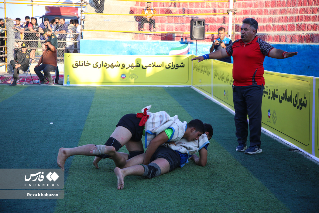 تصاویر: مسابقات کشتی با چوخه در خانلق شیروان