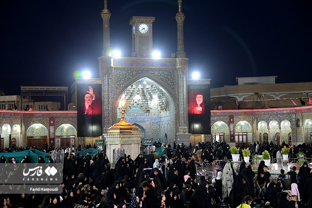 تصاویر: حرم حضرت معصومه در آستانه تشییع رهبر شهید