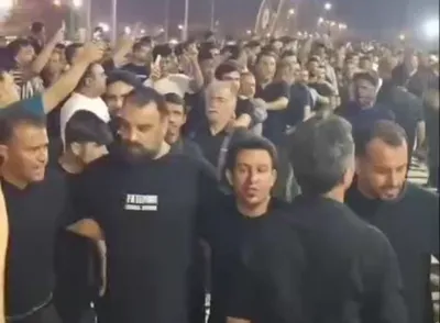 ببینید/ عزاداری برای جانباختگان بندر شهید رجایی