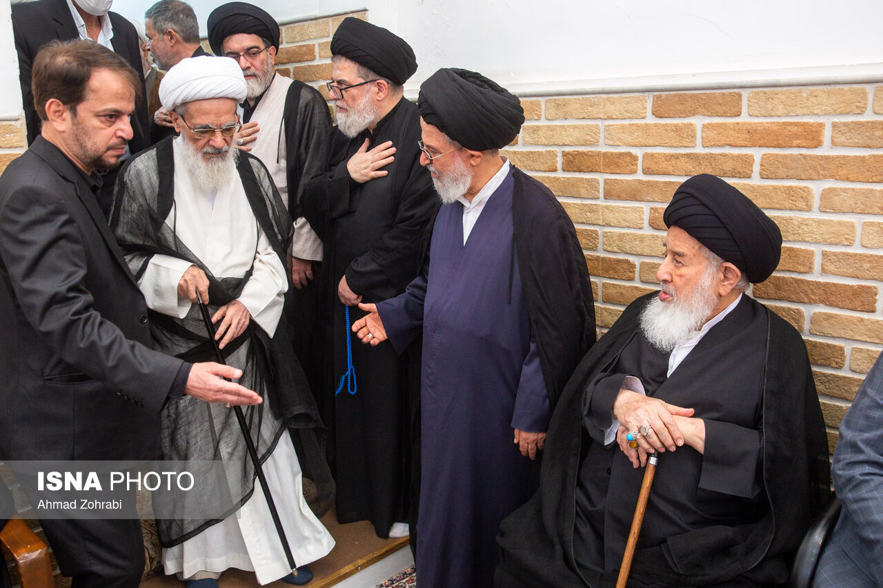تصاویر: مراسم وداع با پیکر آیت‌الله «شبیری زنجانی»