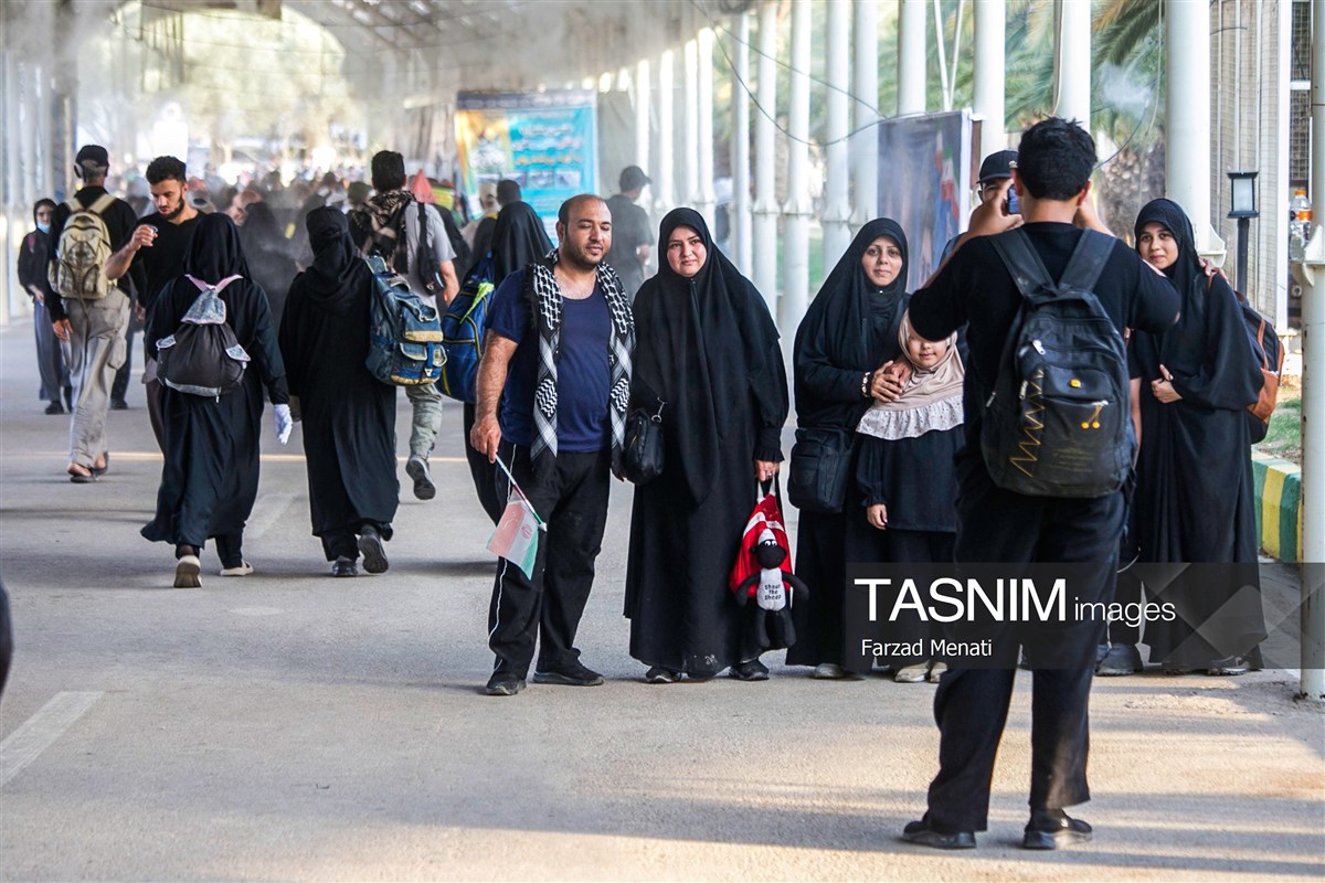 تصاویر: بازگشت زوار اربعین حسینی