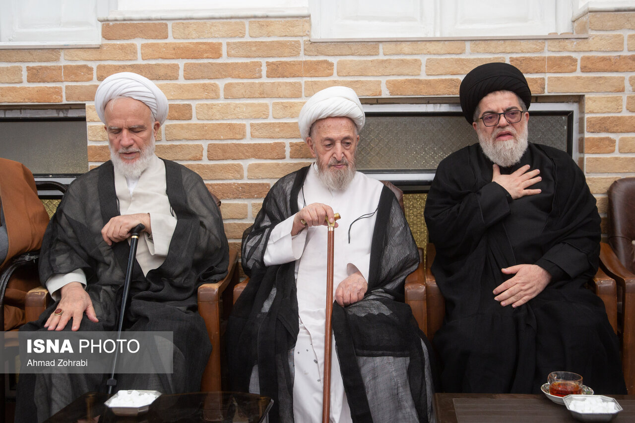 تصاویر: مراسم وداع با پیکر آیت‌الله «شبیری زنجانی»