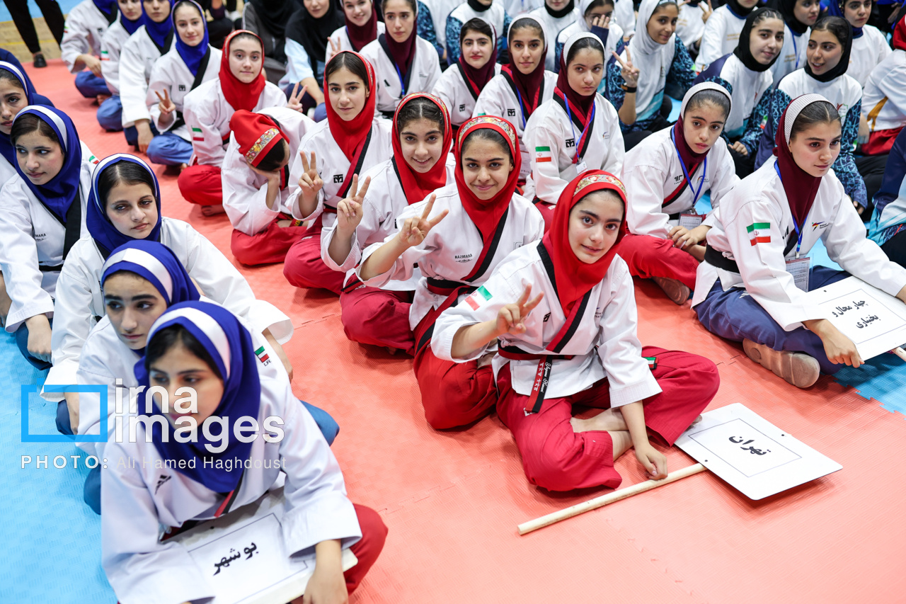 تصاویر: افتتاحیه پنجمین المپیاد استعدادهای برتر تکواندو دختران در تبریز