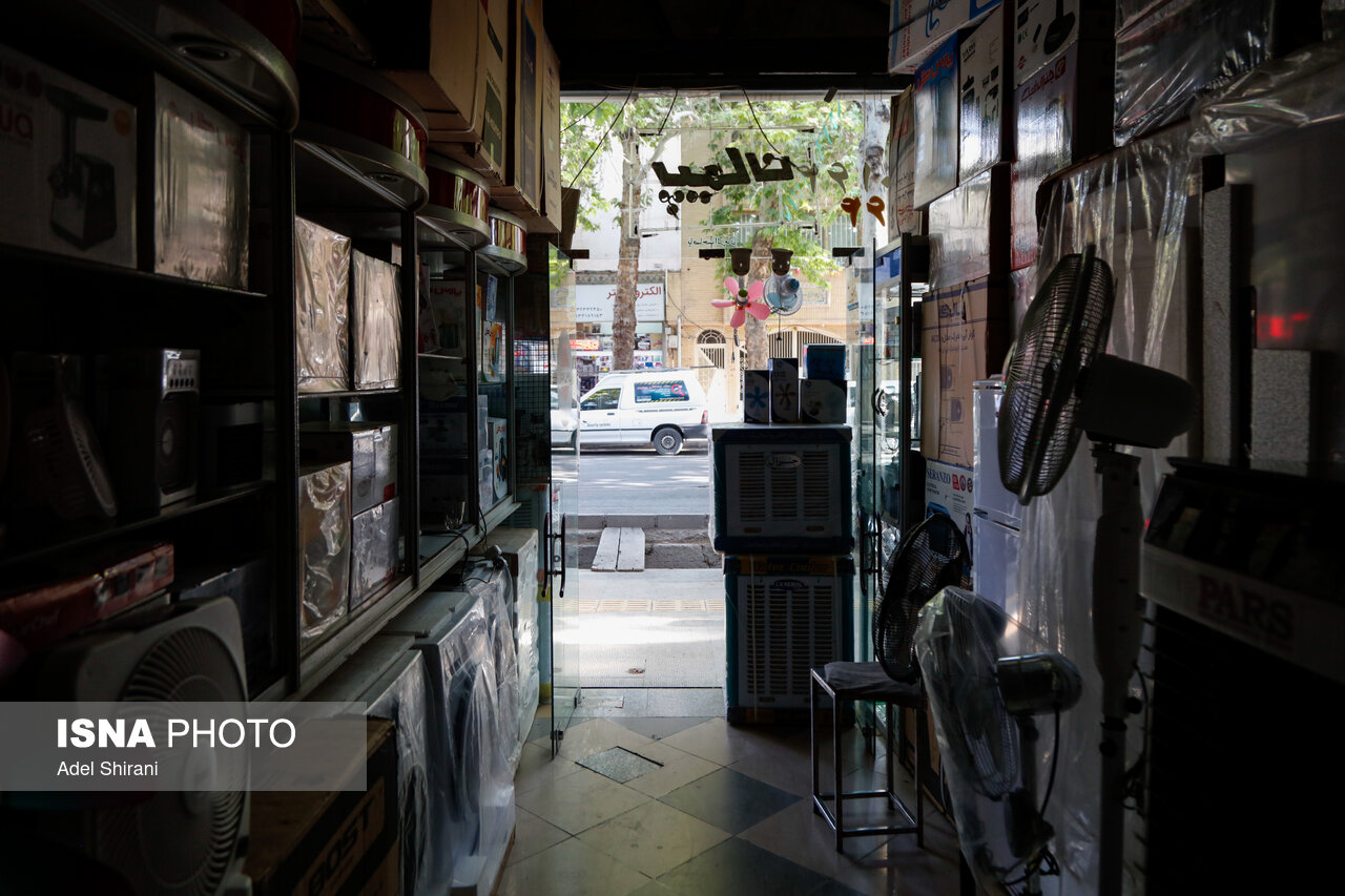 تصاویر: بازار اصفهان همزمان با خاموشی‌های تابستانی