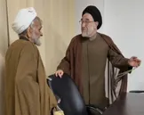 ببینید/ ویدیویی از احترام و تعارف متقابل خاتمی و حجتی کرمانی