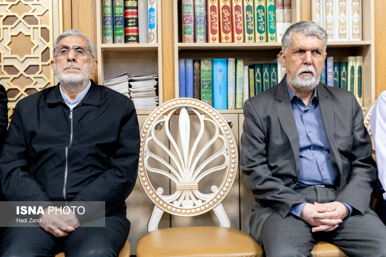 تصاویر: مراسم یادبود مادر رییس سازمان برنامه و بودجه