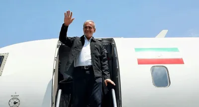 پزشکیان به جمهوری آذربایجان سفر کرد