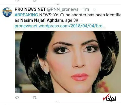 فیلم/اظهارات ضارب ایرانی تبار حادثه تیراندازی یوتیوب/از کودکی گیاه خوار بودم/بیماری روانی ندارم /این سیاره سرشار از بی عدالتی است!/اینستاگرام ضارب از دسترس خارج شد