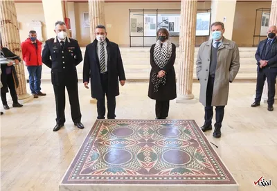 کشف موزائیک رومی ۲۰۰۰ ساله در آشپزخانه یک آپارتمان