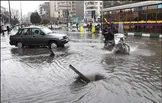 آبگرفتگی در تهران/ شهرداری: بخاطر زباله های شهروندان است