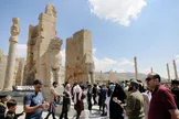 تصاویر: گردشگران نوروزی ۱۴۰۲ در تخت جمشید