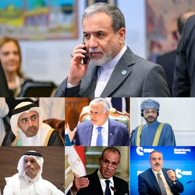 گفت‌وگوی تلفنی عراقچی با وزرای خارجه ۶ دولت منطقه طی شبانه‌روز گذشته