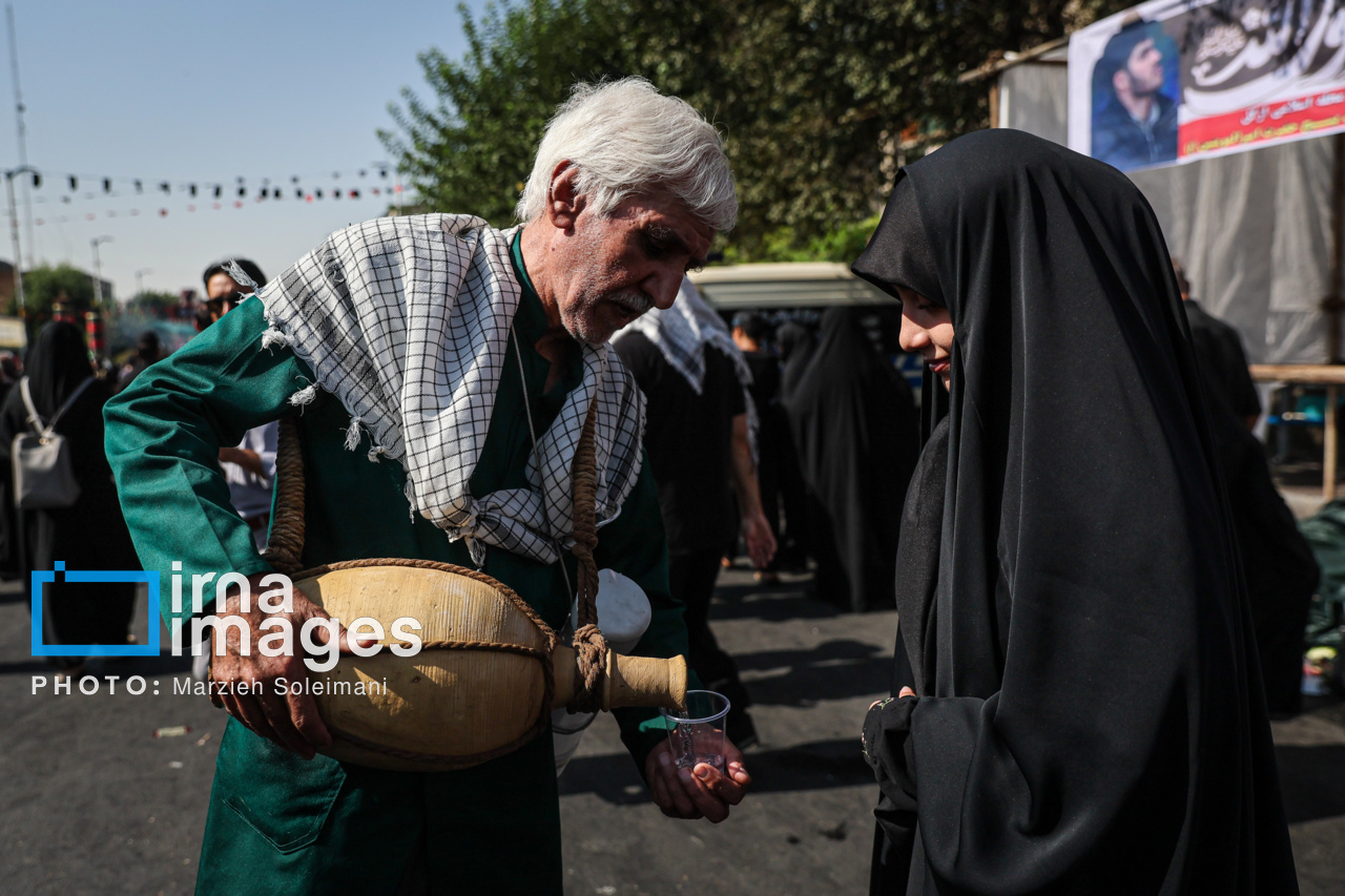 تصاویر: مراسم پیاده‌روی جاماندگان اربعین حسینی در تهران