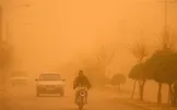 ببینید/ تصاویری از توفان ریزگردها در جاده بغداد به موصل
