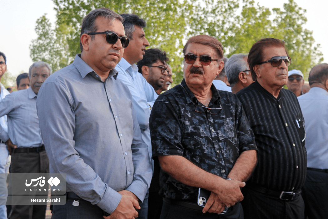 تصاویر: تشییع پیکر عبدالحسین مرادی، بازیکن فوتبال هرمزگان
