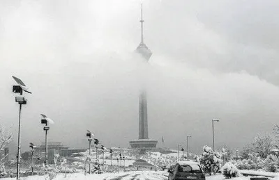 بوران برف در تهران؛ ارتفاع برف به ۳۵ سانتی‌متر رسید