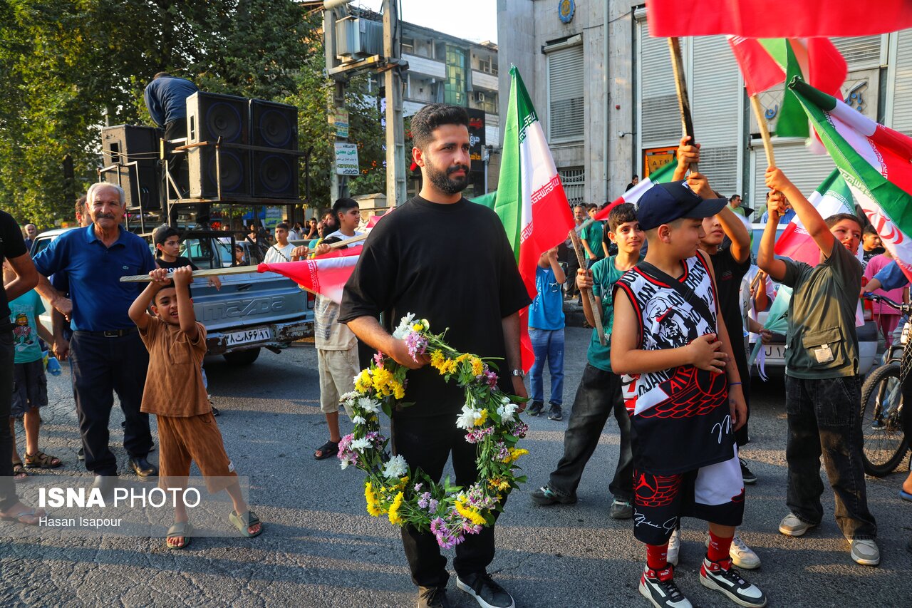 تصاویر: مراسم استقبال از «سینا خلیلی»، قهرمان کشتی آزاد جوانان جهان - سوادکوه
