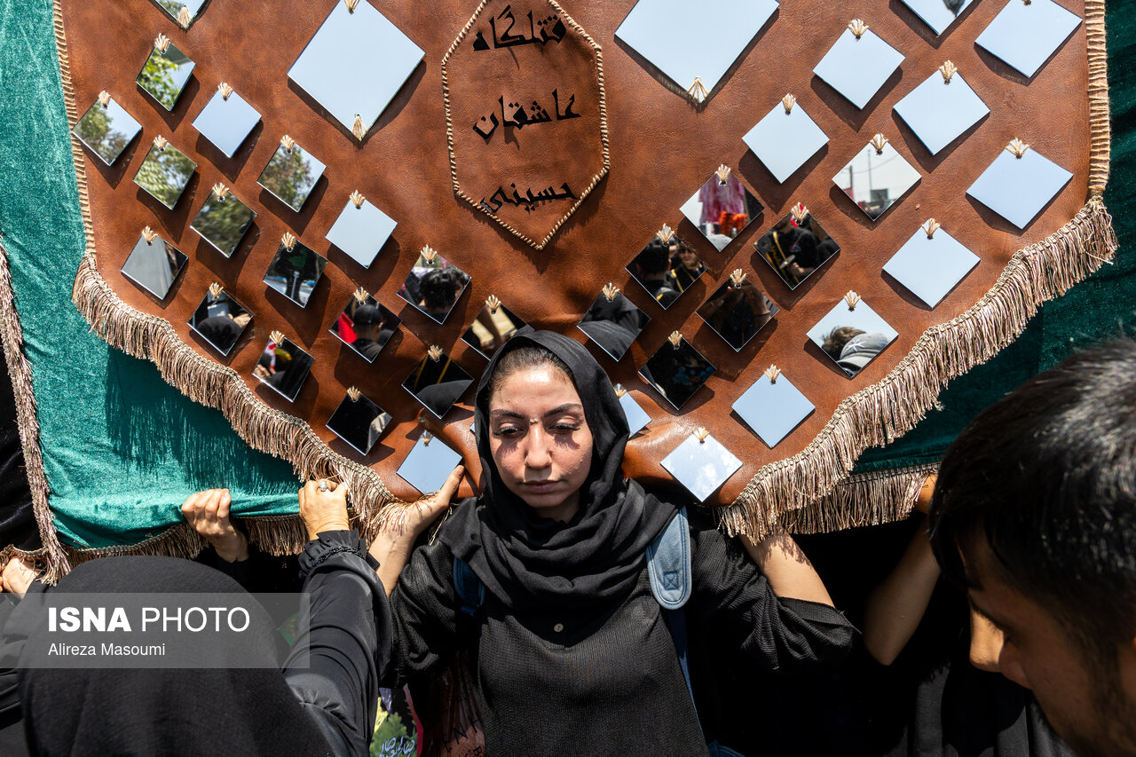 تصاویر: مراسم پیاده‌روی جاماندگان اربعین حسینی در تهران