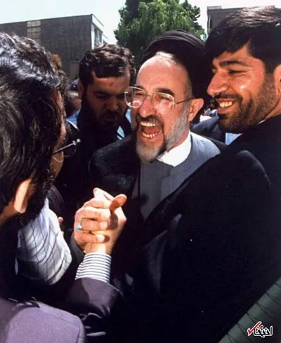 عکس/ وقتی خاتمی پیروز شد