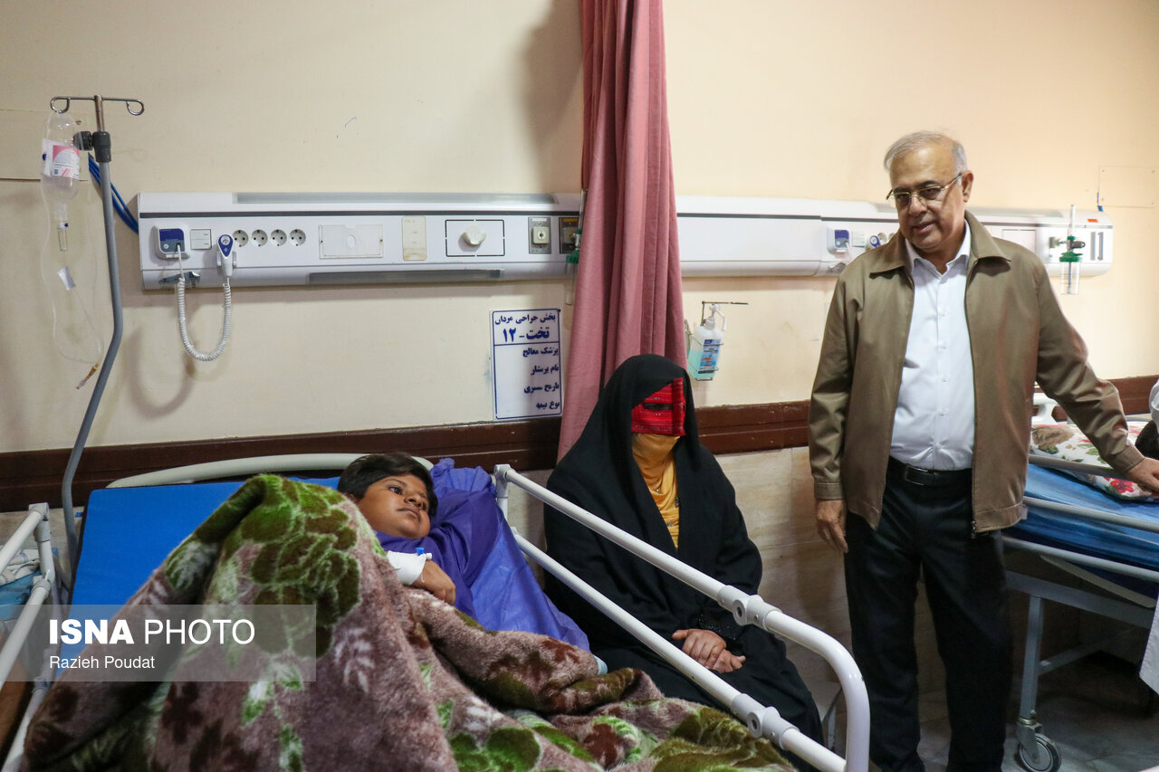 تصاویر: وضعیت مصدومان حمله آمریکا در شهرستان سیریک