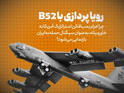 تماشا کنید: رویا پردازی با B52 / چرا اعزام بمب افکن استراتژیک آمریکا به خاورمیانه، به عنوان سیگنال حمله به ایران بازنمایی می‌شود؟