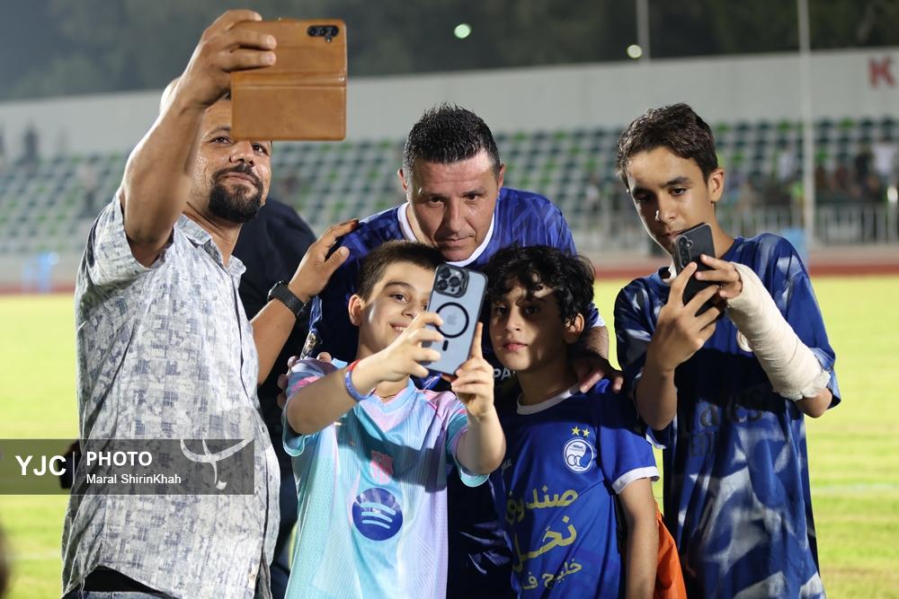 تصاویر: دربی پیشکسوتان استقلال و پرسپولیس در کیش