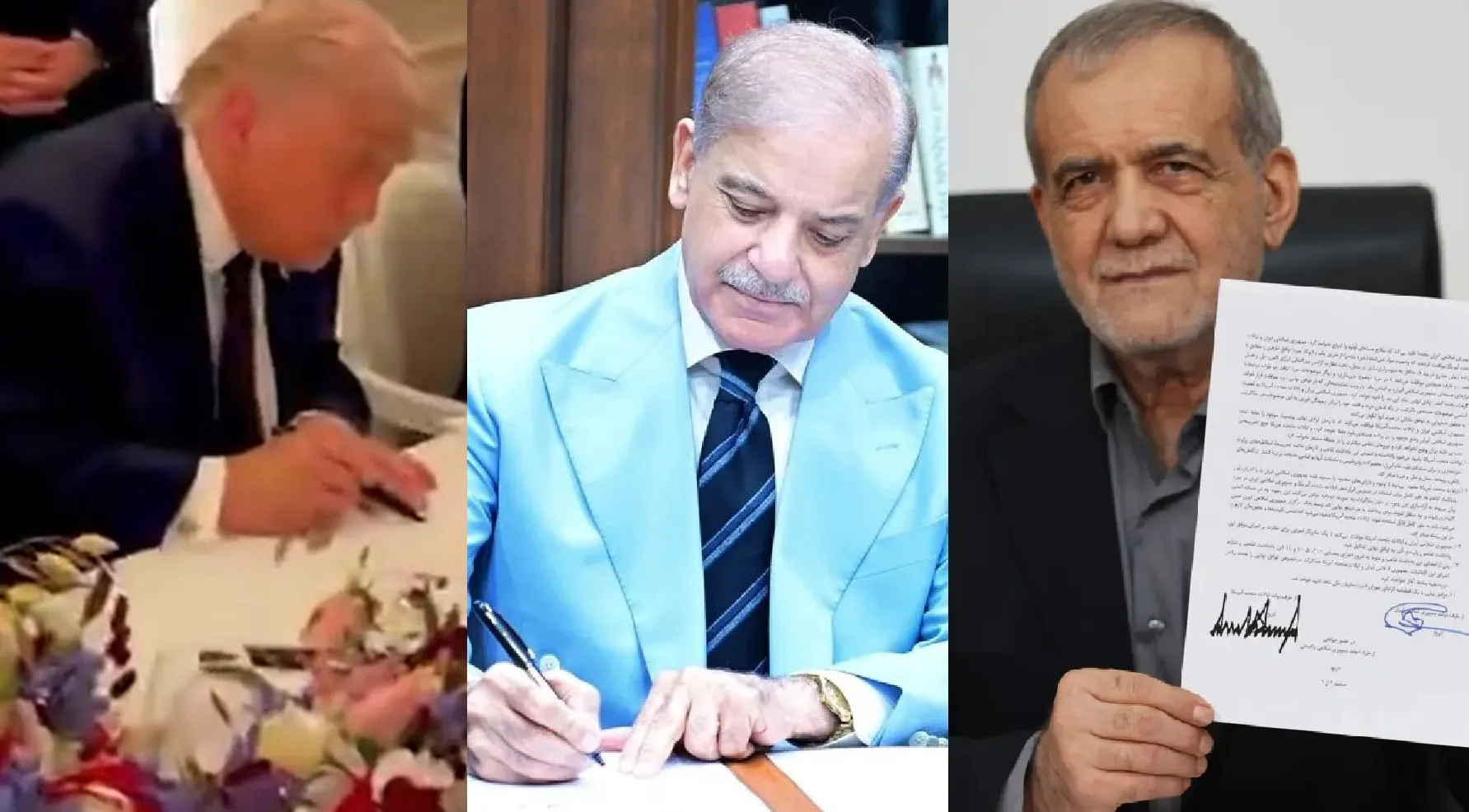 امضای توافق ایران و آمریکا