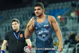 ببینید/ تعظیم فرخی به پرچم مقدس ایران پس از کسب طلا