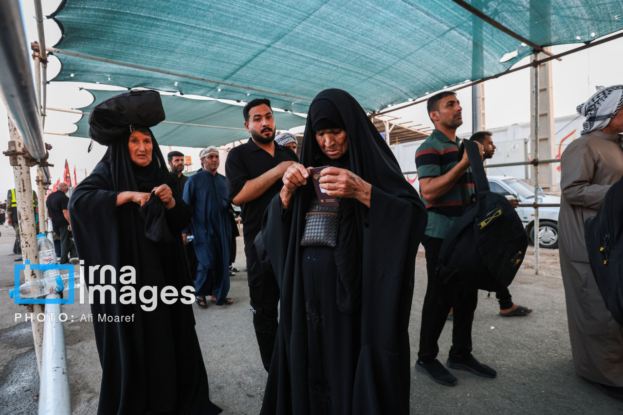 تصاویر: تردد زائران اربعین در پایانه مرزی چذابه