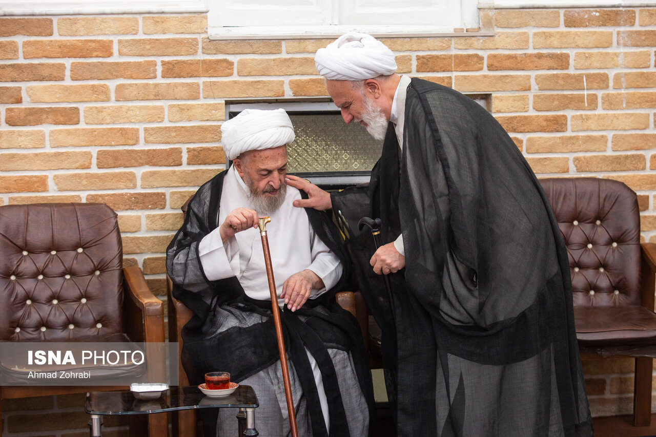 تصاویر: مراسم وداع با پیکر آیت‌الله «شبیری زنجانی»