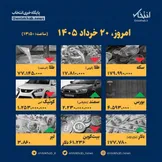 اینفوگرافیک / امروز ۲۰ خرداد قیمت‌ها چقدر است؟