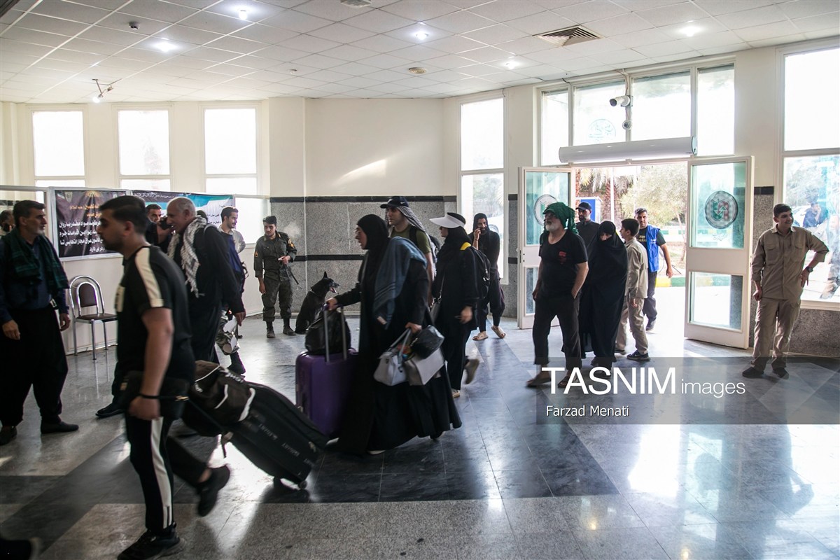 تصاویر: بازگشت زوار اربعین حسینی