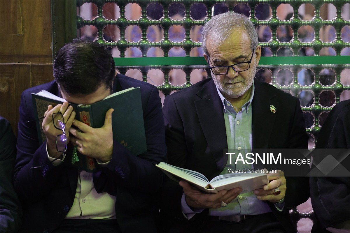 تصاویر: مراسم تجدید میثاق اعضای دولت با آرمان‌های امام راحل
