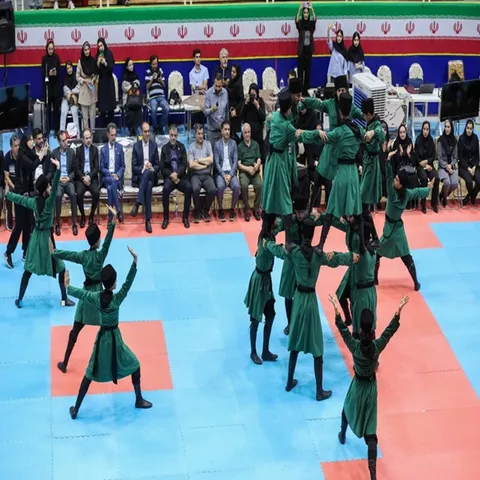 تصاویر: افتتاحیه پنجمین المپیاد استعدادهای برتر تکواندو دختران در تبریز