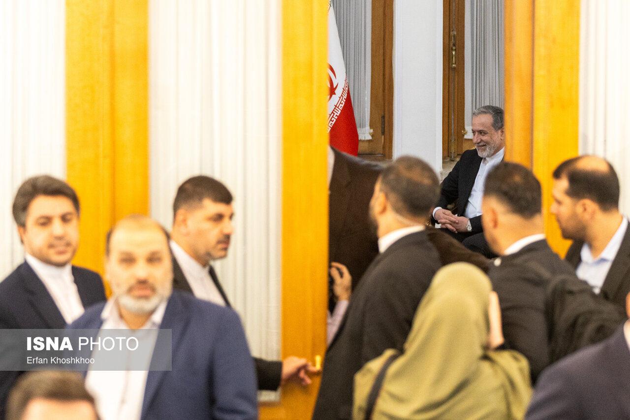 تصاویر: دیدار رئیس اتحادیه میهنی کردستان عراق با عراقچی