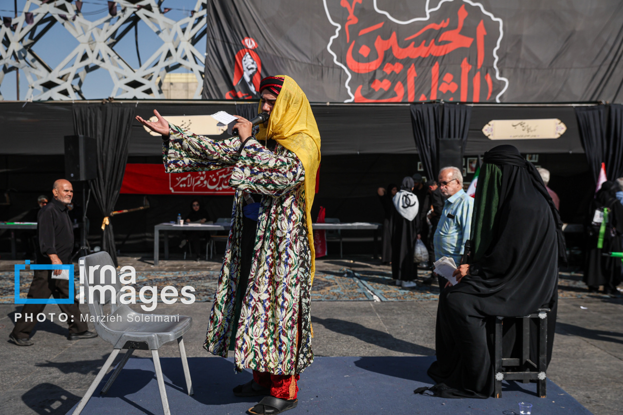 تصاویر: مراسم پیاده‌روی جاماندگان اربعین حسینی در تهران