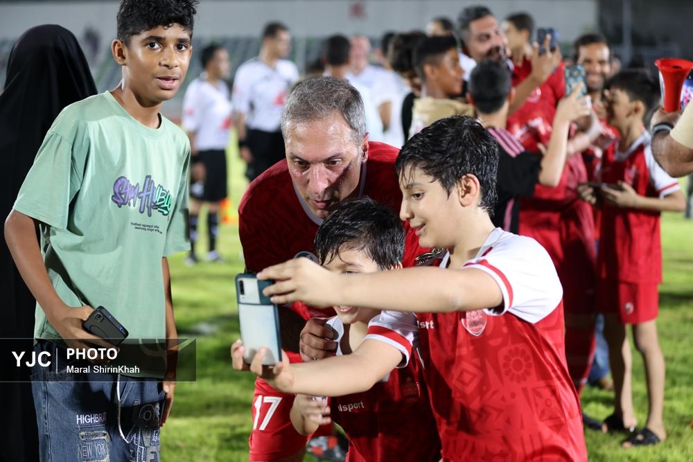 تصاویر: دربی پیشکسوتان استقلال و پرسپولیس در کیش
