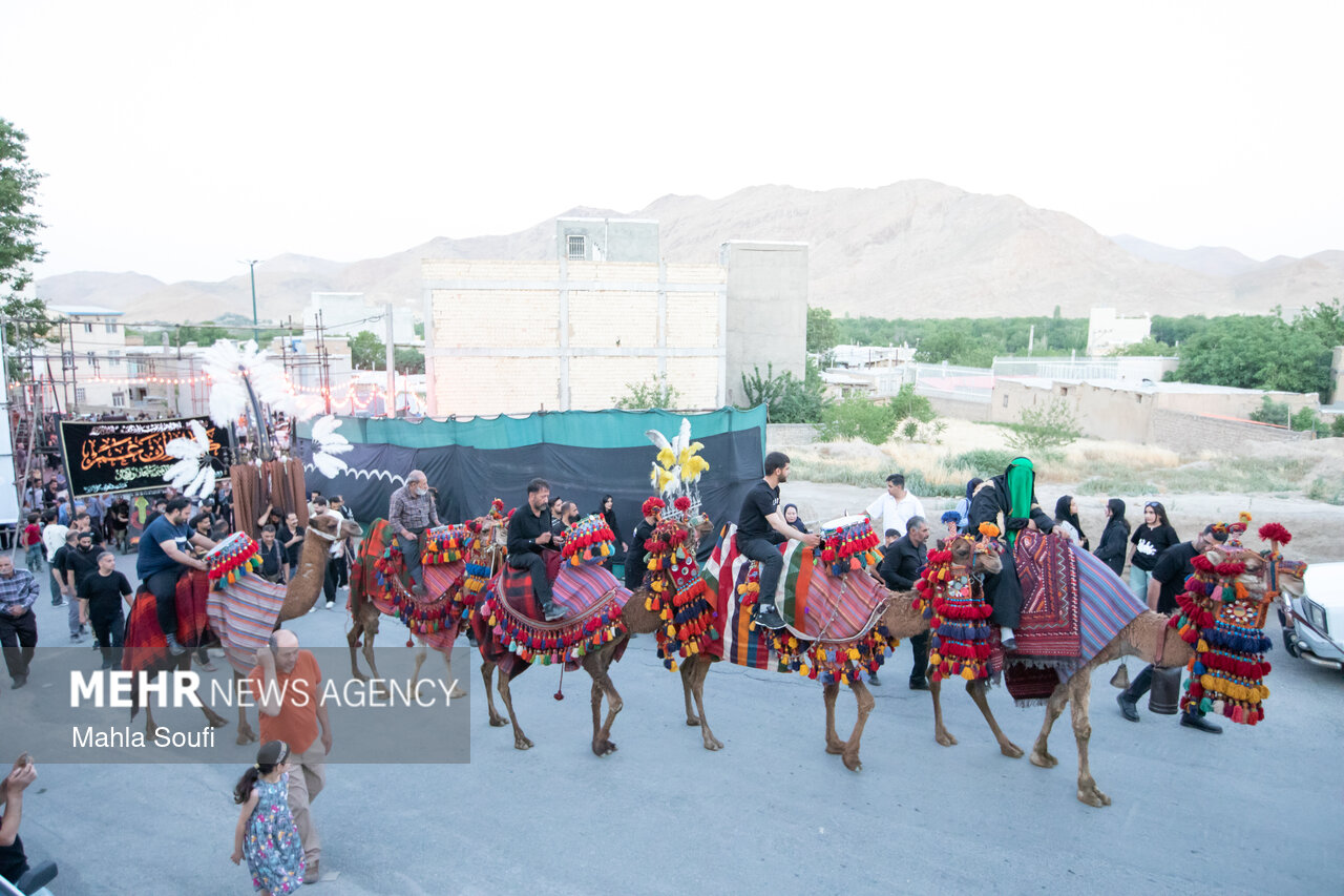 تصاویر: آیین سنتی چاووشی‌خوانی محرم در فیجان اراک