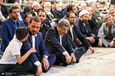 تصاویر / روحانی، احمدی‌نژاد، لاریجانی در مراسم سالگرد امام