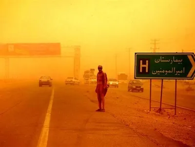 سرعت توفان در زابل به ۹۴ کیلومتر بر ساعت رسید