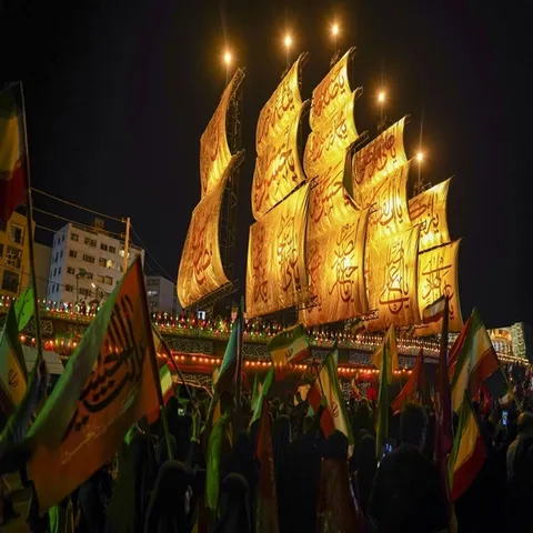 تصاویر: «کشتی سفینه‌النجاه»؛ نماد عاشورا در شیراز