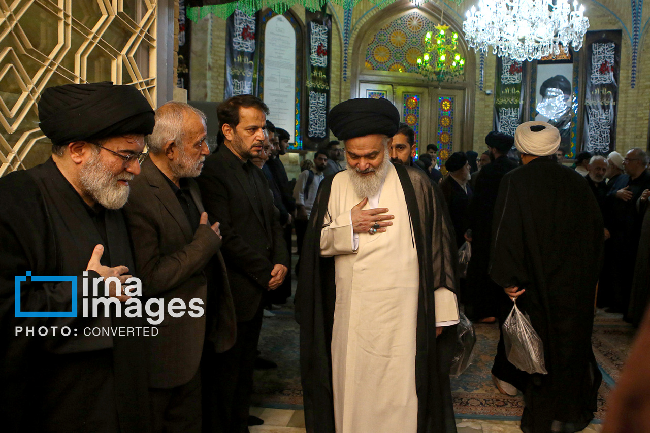 تصاویر: مراسم چهلم ارتحال آیت‌الله شبیری زنجانی در قم