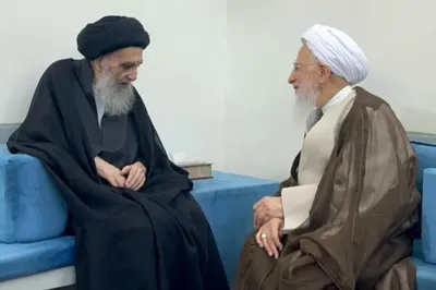 آیت‌الله جوادی آملی: برکات وجودی آیت‌الله سیستانی در حوزه نجف و صیانت از استقلال عراق، کاملا مشهود و ملموس است