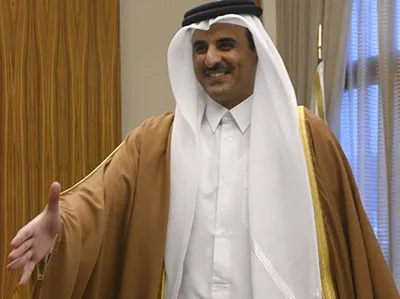 امیر قطر وارد تهران شد / مذاکرات خصوصی با روحانی