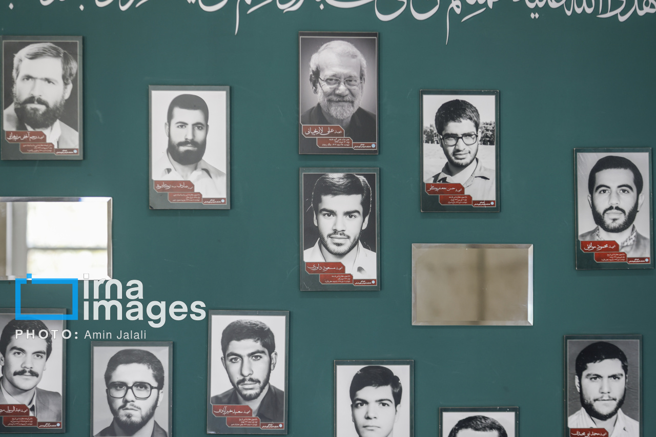 تصاویر: مراسم یادبود شهید «علی لاریجانی»