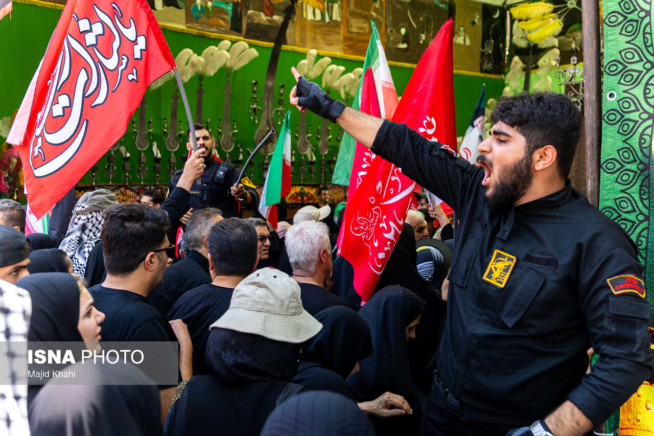 تصاویر: مراسم پیاده‌روی جاماندگان اربعین حسینی در تهران