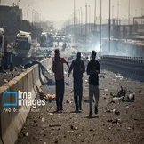 تصاویر: انفجار در «اسکله شهید رجایی»