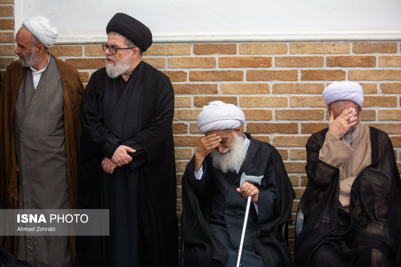 تصاویر: مراسم وداع با پیکر آیت‌الله «شبیری زنجانی»