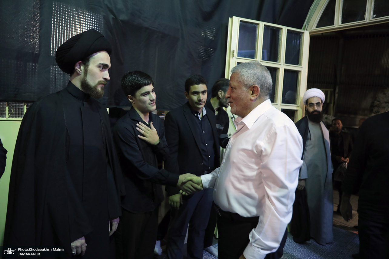 تصاویر: مراسم بزرگداشت مادر همسر سید حسن خمینی و همسر آیت الله موسوی بجنوردی